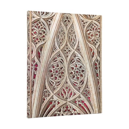 Vault of the Milan Cathedral (Burgundy) (Duomo di Milano) Ultra Lined Softcover Journal (Elastic Band)