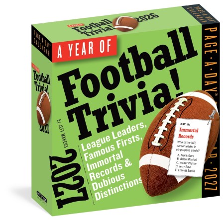 A Year of Football Trivia! Page-A-Day® Calendar 2027