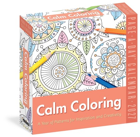Calm Coloring Page-A-Day® Calendar 2027