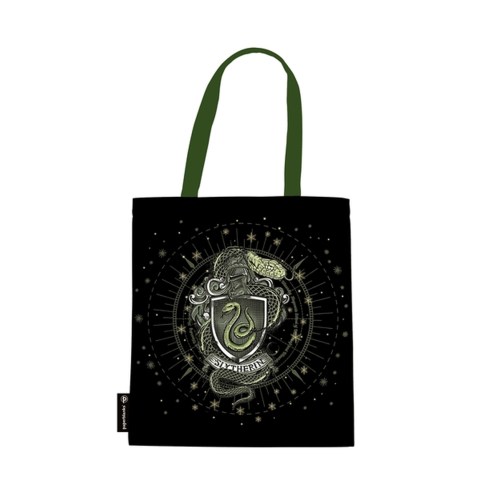 Slytherin Tote (Harry Potter Collection) Black Canvas Bag
